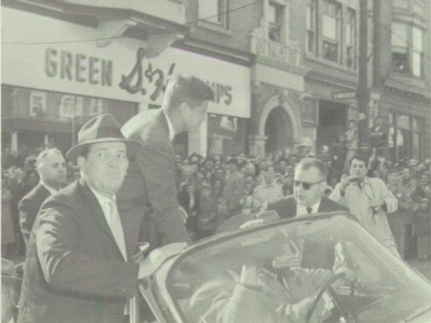 John F. Kennedy in Hazleton