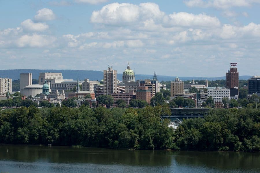 Pennsylvania State Capitol in Summer