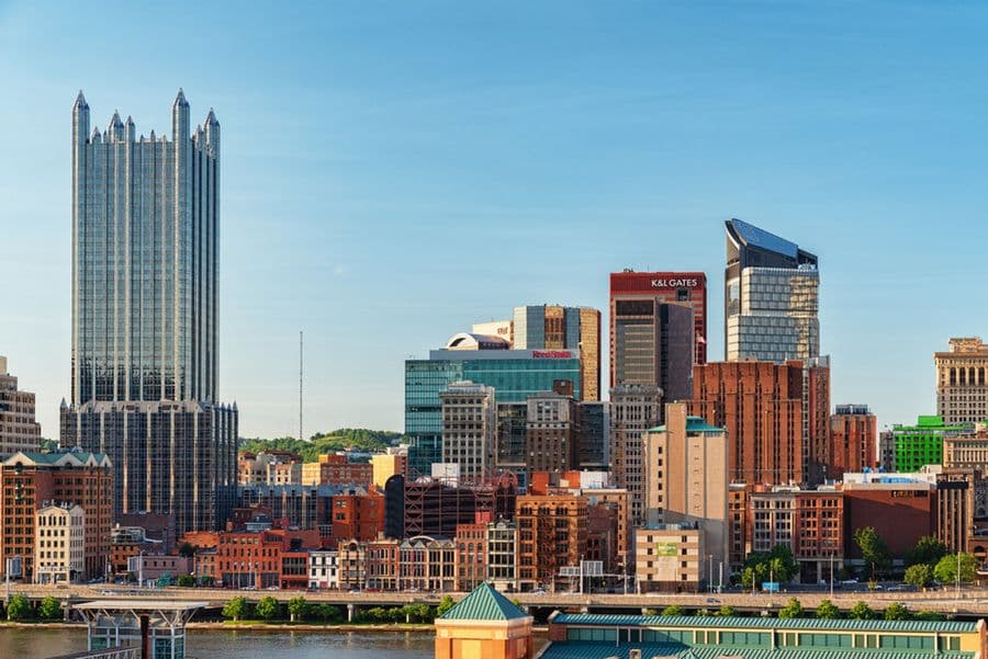 Pittsburgh Skyline from the Mongonahela Incline